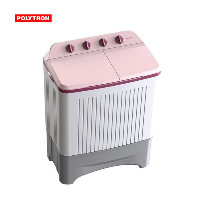 Polytron Mesin Cuci 2 Tabung 8 Kg - PWM 8366 P (Pink)